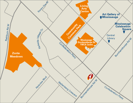 ICICI Bank Mississauga Map